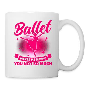 Ballerina Ballet Dancer Ballet Girls - Mug - white - Right