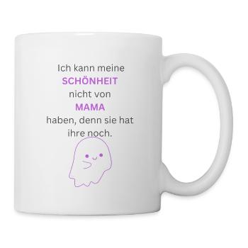 Mama ist die Schönste - Tasse - Weiß - Rechts