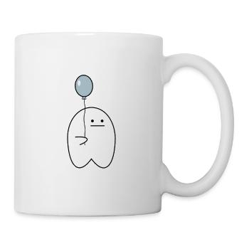 Ghost Stories - Der kleine Geist mit Luftballon - Tasse - Weiß - Rechts