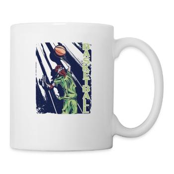 Ball Love Basketball Joueur d’équipe parfait - Mug blanc - blanc - Droite