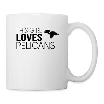 Fille Pelikan Disant - Mug blanc - blanc - Droite