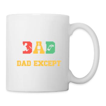Maler Geschenk Malerei Künstler Malermeister - Tasse - Weiß - Rechts