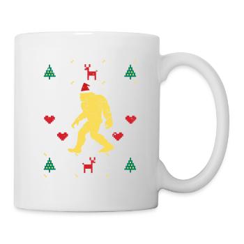 Santasquatch Bigfoot Weihnachtsmann Sasquatch - Tasse - Weiß - Rechts