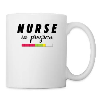 Krankenschwester in Arbeit - Tasse - Weiß - Rechts