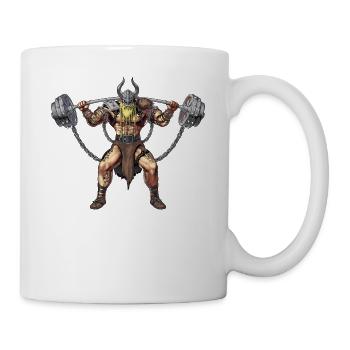 Viking Warrior Fitness Gym Bodybuilder - Mug blanc - blanc - Droite