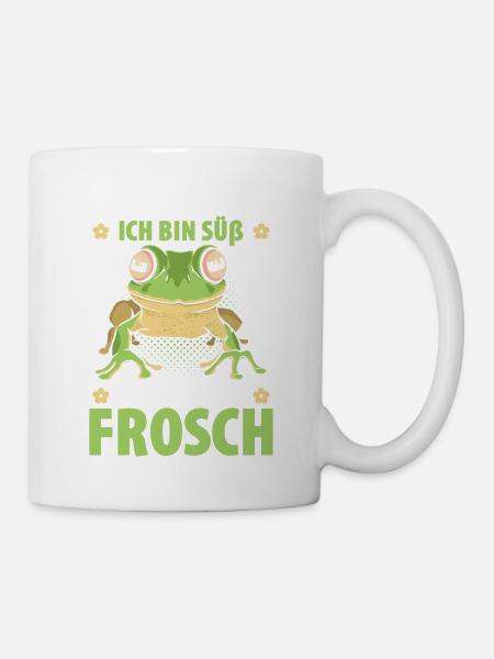 Frösche Sind Süß Ich Bin Süß Also Bin Ich Ein Fros - Tasse - Weiß