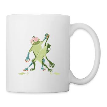 Frösche Sind Meine Lieblingsmenschen - Tasse - Weiß - Rechts