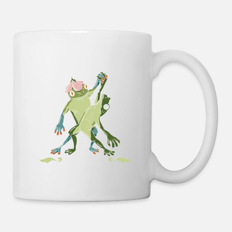 Frösche Sind Meine Lieblingsmenschen - Tasse - Weiß