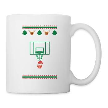 Jahreszeiten Swishes Basketball Spieler Fan - Tasse - Weiß - Rechts