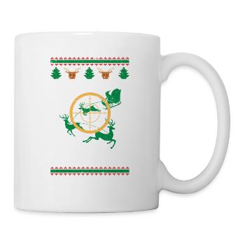 Du kannst laufen, aber du kannst dich nicht - Tasse - Weiß - Rechts