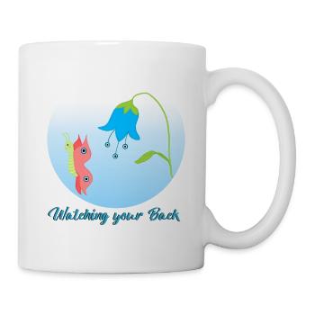 Nazar Böses-Auge-Schutzamulett schmetterling - Tasse - Weiß - Rechts