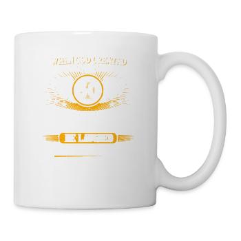 When God created me 50 years ago, Lustiger created 50. - Mug - white - Right