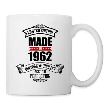 Made in 1962 Vintage Limited Edition 60 Years - Tasse - Weiß - Rechts