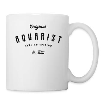 Aquarist Limited Edition Aquarium Lustiges - Tasse - Weiß - Rechts