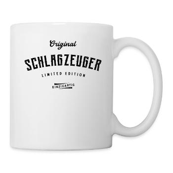 Schlagzeuger Limited Edition Drummer Schlagzeug - Tasse - Weiß - Rechts