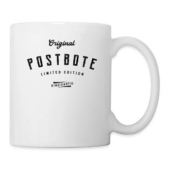 Postbote Limited Edition Lustiges Paketdienst - Tasse - Weiß - Rechts