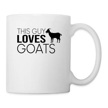 Typ Ziegen Spruch - Tasse - Weiß - Rechts