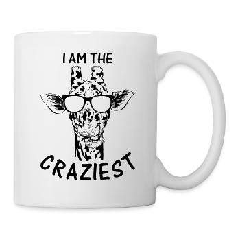 Giraffe Lover Zoo Animal Giraffe I Am The Craziest - Mug - white - Right