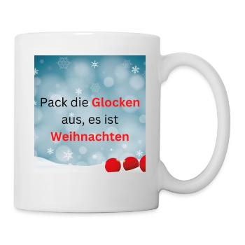 Weihnachtsglocken - Tasse - Weiß - Rechts