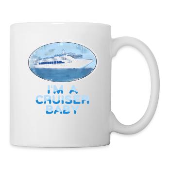 Funny saying for cruises I'm a cruiser - Mug - white - Right