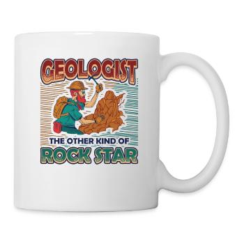 Géologue - Mug blanc - blanc - Droite