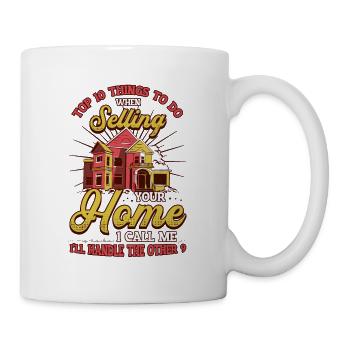 What to do when you sell your home - Mug - white - Right