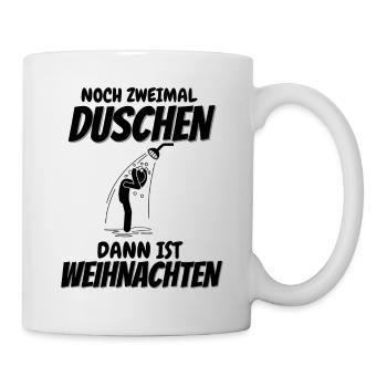 Gaspreis 2022 Shirt Halloween Spruch Duschen Meme - Tasse - Weiß - Rechts