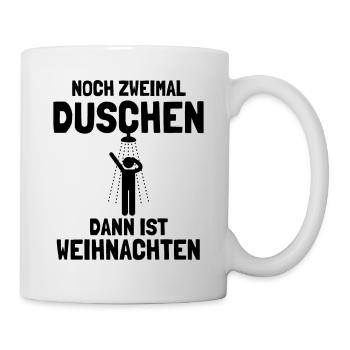 Gaspreis 2022 Shirt Halloween Spruch Duschen Meme - Tasse - Weiß - Rechts