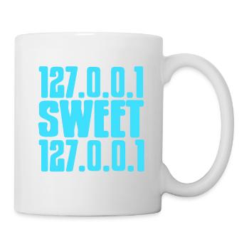 Sweet 127.0.0.1 Drôle de DATA Admin Architect T-Shirt - Mug blanc - blanc - Droite