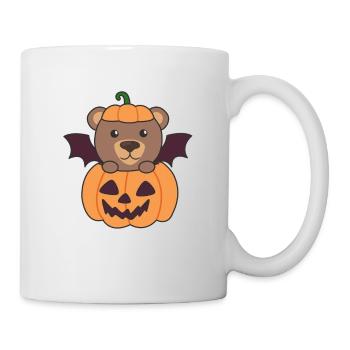 Costume de chauve-souris citrouille d’Halloween - Mug blanc - blanc - Droite