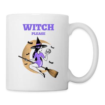 WITCH PLEASE Design pour *Halloween* - Mug blanc - blanc - Droite