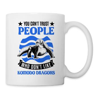 Komodo dragon monitor lizard - Mug - white - Right