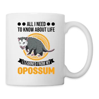 Opossum Gift Possum Pouch Rat - Mug - white - Right