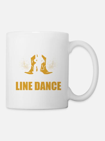 Unterschätze Niemals Eine Frau Die Line Dance Tanz - Tasse - Weiß