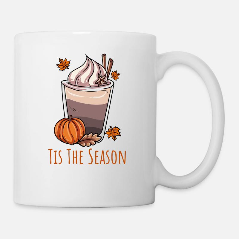 Kaffeeliebhaber Herbst - Tasse - Weiß