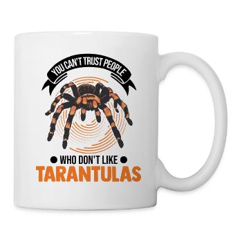 Tarantel Haustier Spinne Tarantula - Tasse - Weiß - Rechts
