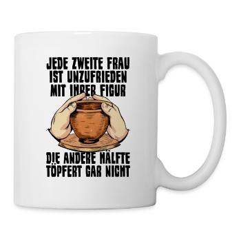Töpfern - Tasse - Weiß - Rechts