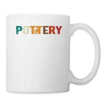 Poterie Töpfern - Mug blanc - blanc - Droite