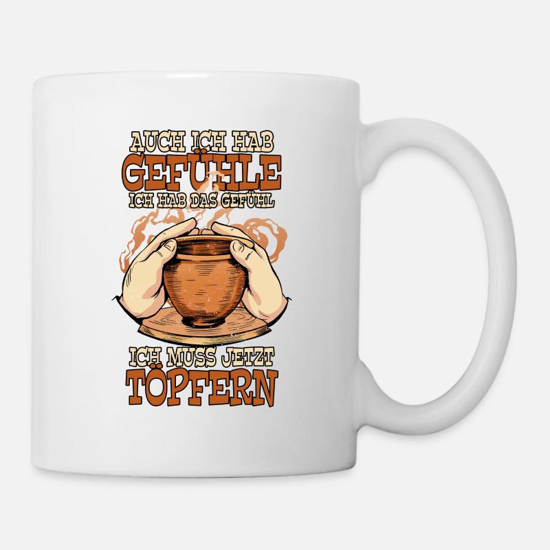 Töpfern - Tasse - Weiß