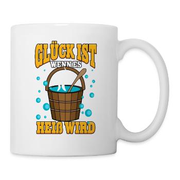 Sauna - Tasse - Weiß - Rechts