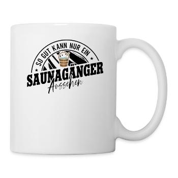 Sauna - Tasse - Weiß - Rechts