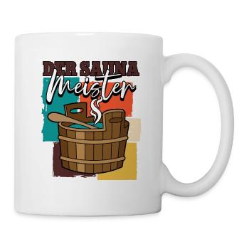 Sauna - Tasse - Weiß - Rechts