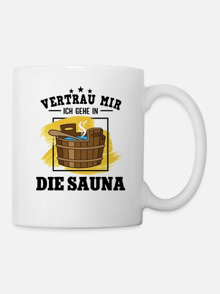Sauna - Tasse - Weiß