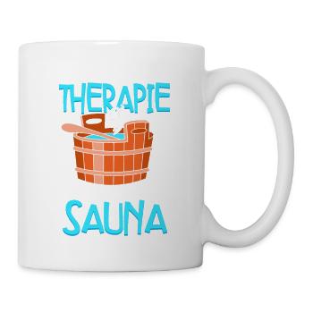Sauna - Tasse - Weiß - Rechts
