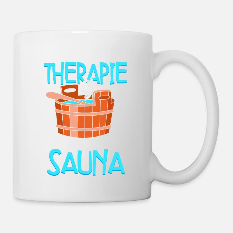 Sauna - Tasse - Weiß