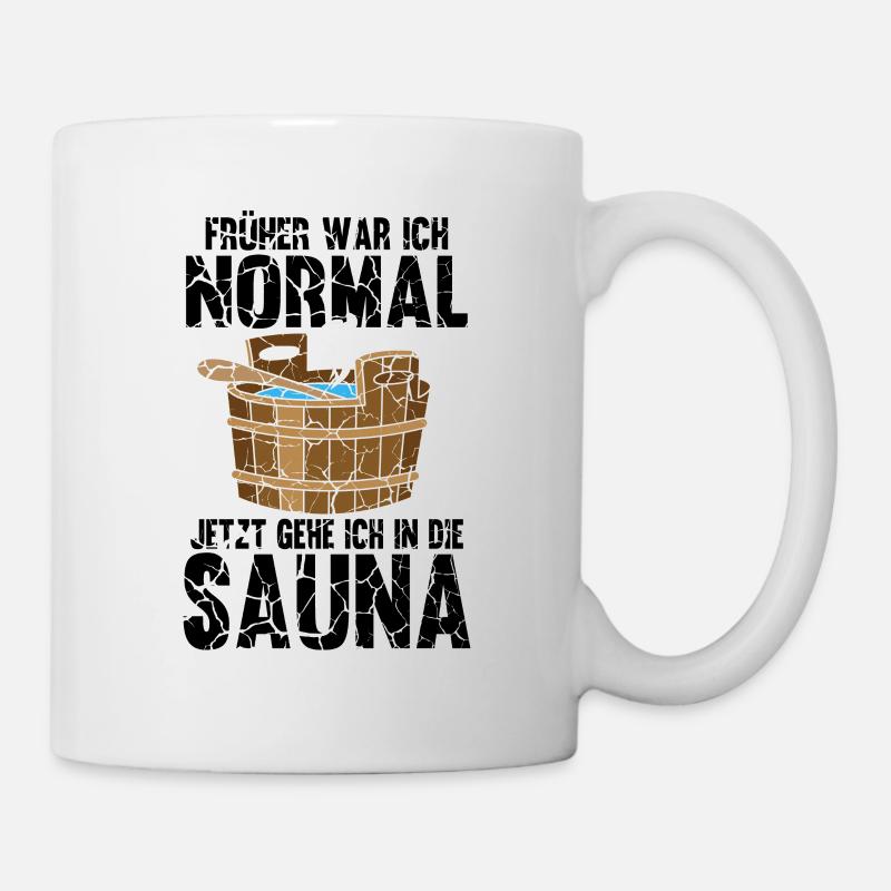 Sauna - Tasse - Weiß