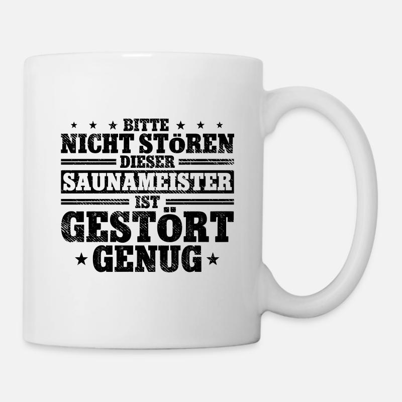 Sauna - Tasse - Weiß
