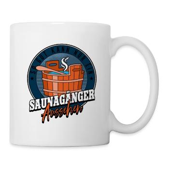 Sauna - Tasse - Weiß - Rechts