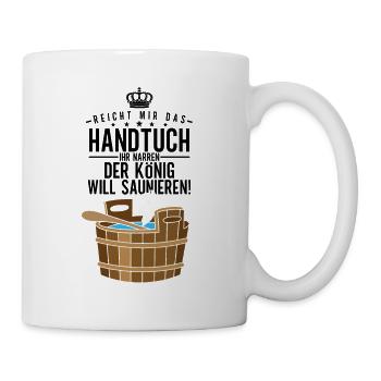 Sauna - Tasse - Weiß - Rechts