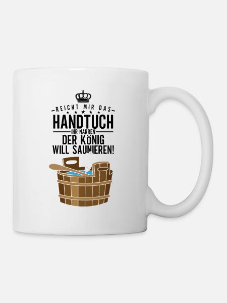 Sauna - Tasse - Weiß